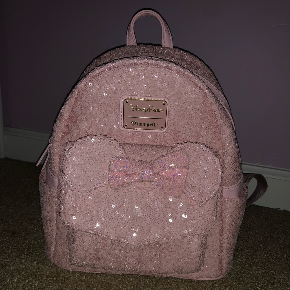 disney loungefly millennial pink backpack